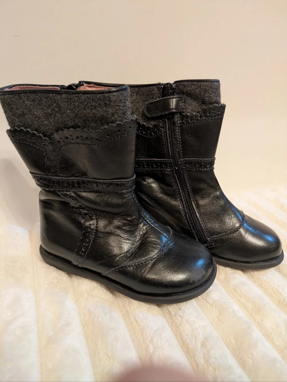 Jacadi Boots Girls 22 Leather